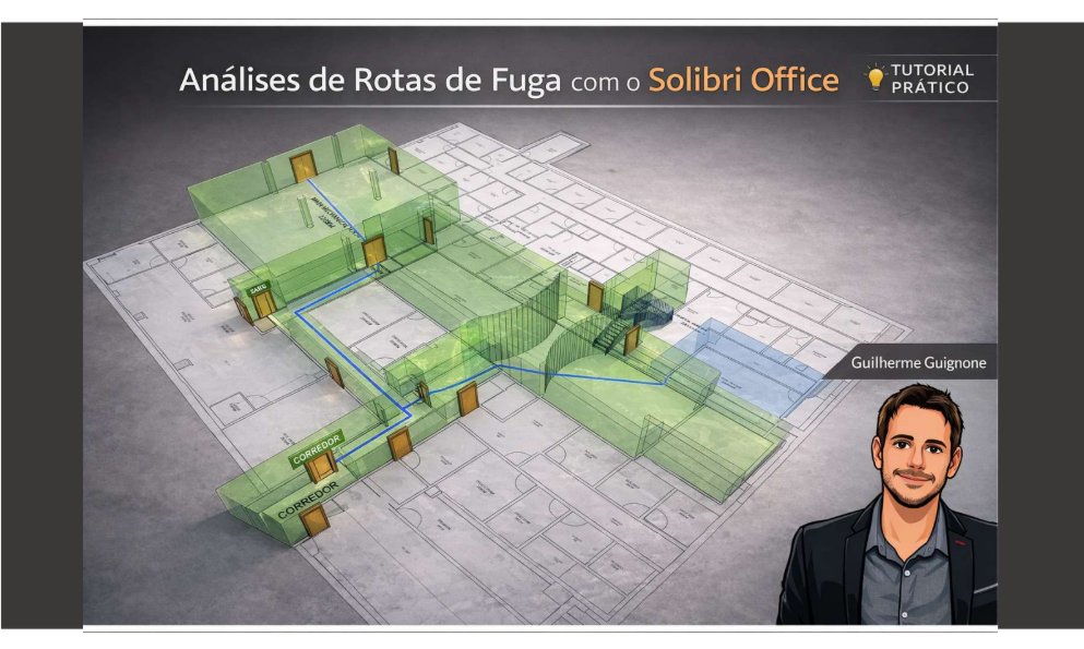 Capa do manual Análise de Rotas de Fuga com o Solibri Office