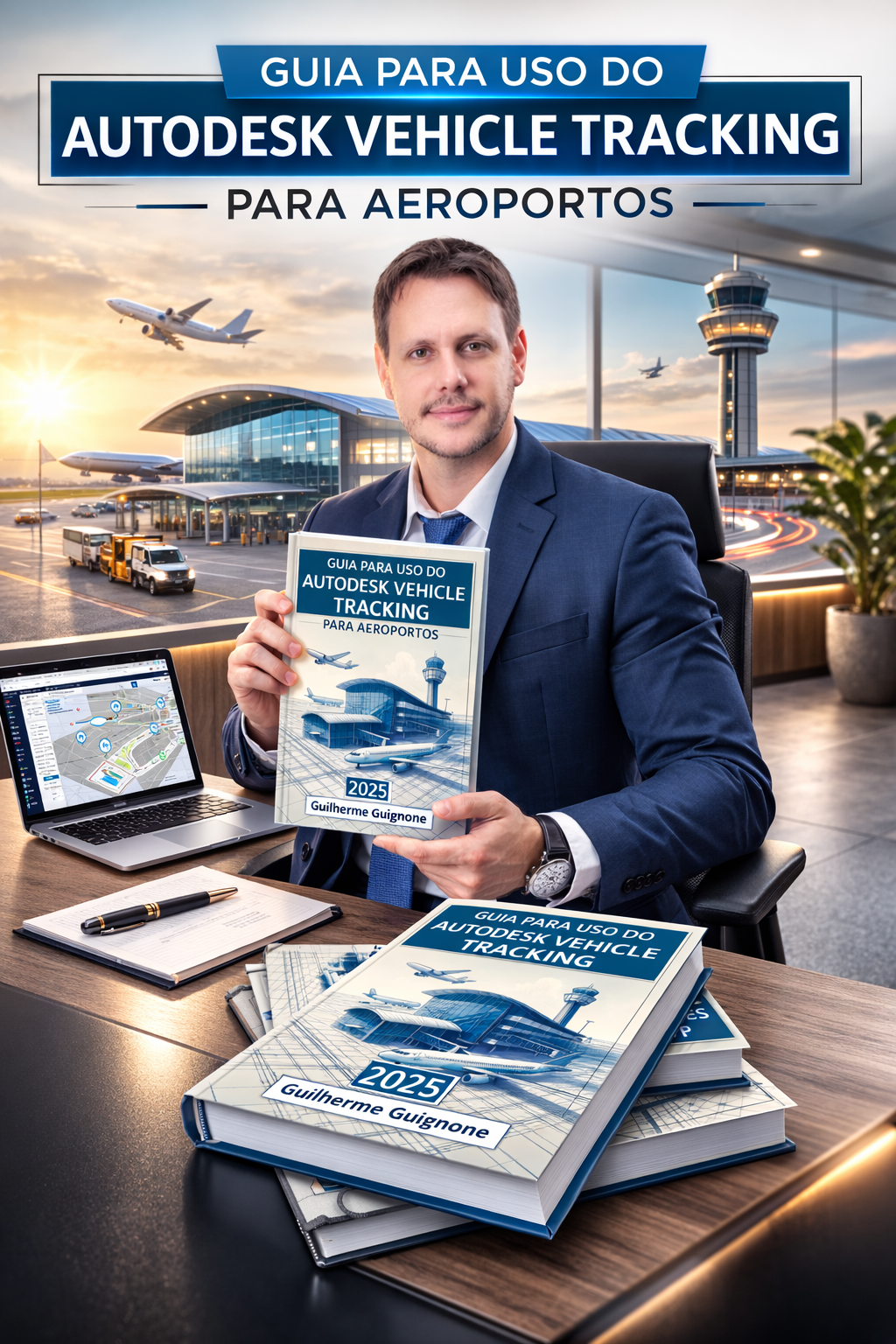 Capa do Guia para Uso do Autodesk Vehicle Tracking para Aeroportos